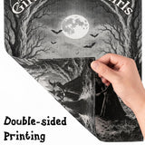 Halloween Gothic Garden Flag Funny Witch Home Outdoor Courtyard Lawn Decor