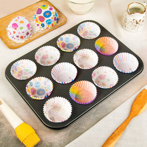 600 Pcs GreaseProof Cupcake Liners Standard Size Paper Baking Cups Muffin  Liner